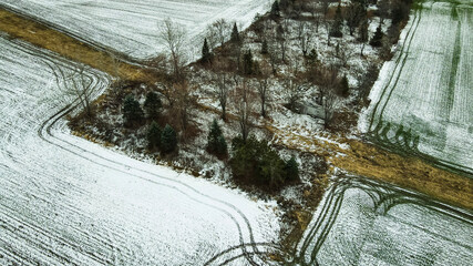 snow covered bridge