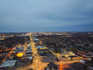 City in the early morning - Appleton wisconsin