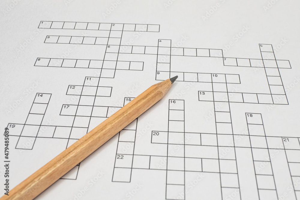 Aufkleber crossword that develops memory based on intelligence and logic
