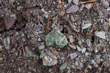 Stone on the ground