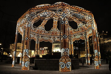 carousel at night