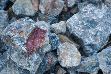 close up of a rock