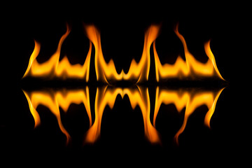 Fire flames