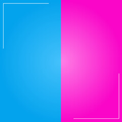 Obraz premium simple pink and blue background frame suitable for summer social media posts