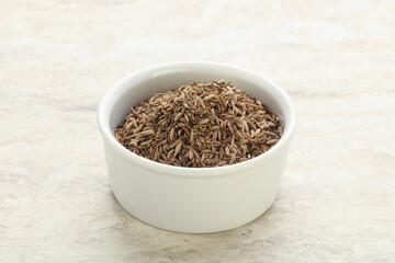 Zira seeds in the bowl