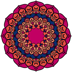 Hand drawn Mandala. Vintage decorative elements