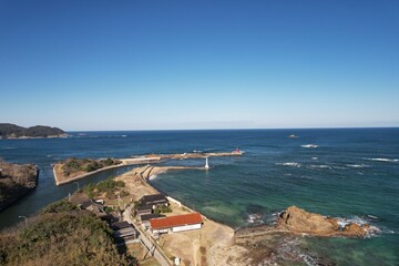 山陰海岸国定公園　京丹後市小天橋　大向水道と日本海
