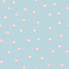 Nahtloses Muster der rosafarbenen unregelmäßigen Punkte