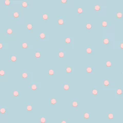 Printed kitchen splashbacks Geometric shapes Pink irregular dots seamless pattern