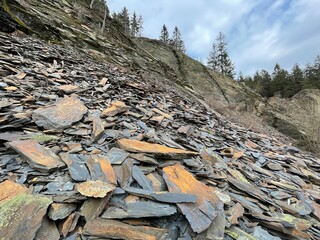 Griffelschieferbruch bei Spechtsbrunn / Thüringer Wald