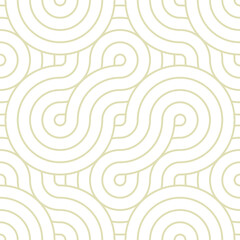 Fototapeta na wymiar Seamless pattern with circle elements. Geometric grid with abstract round shapes. 