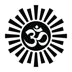 om logo can be used for company, icon, and others. - obrazy, fototapety, plakaty