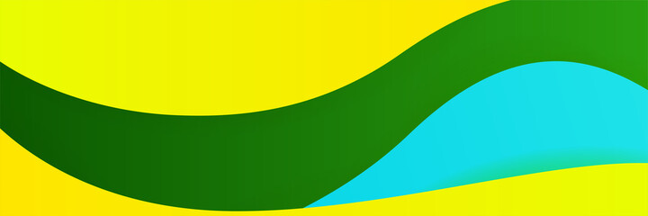 Dynamic wave orange colorful Abstract design banner