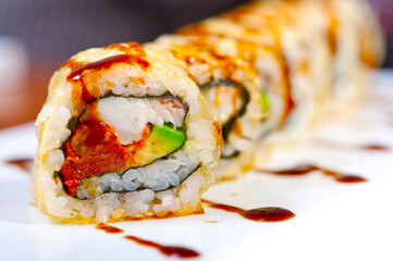 fresh sushi choice combination assortment selection