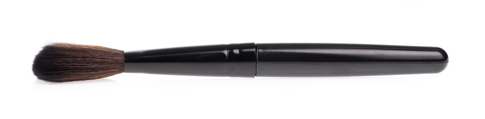 Makeup brush isolated on white background.