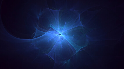 3D rendering abstract round light background