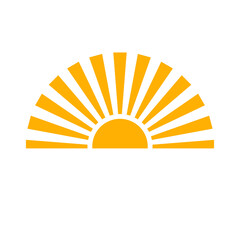 Sun Logo can be used for company, icon, print, tshirt and others.