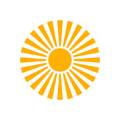Sun Logo can be used for company, icon, print, tshirt and others.