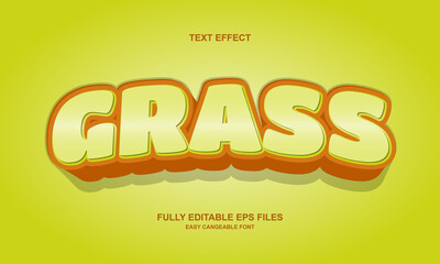 grass text effect editable