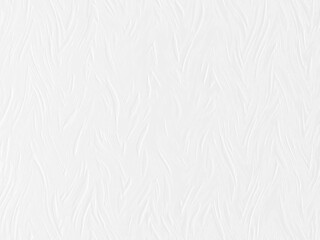 Fototapeta premium abstract clean white texture wall 3d rendering, wave line vintage embossed tracery and rough surface as wood whiten, cement and plaster wallpaper background for text space creative design artwork.
