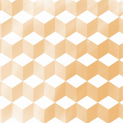 abstract illustration banner wallpaper texture background geometric art shape backdrop textile  graphic design cube decoration modern geometry mosaic minimal rhombus digital pastel orange 