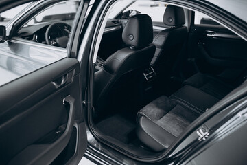 Back car seats in a new car