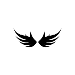 Wing illustration logo vector design