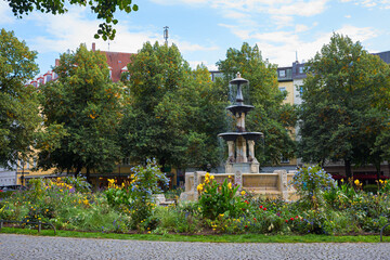 Glaspalastbrunnen am Weißenburger Platz, München Haidhausen