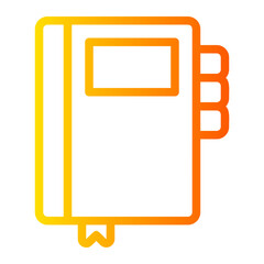 agenda gradient icon