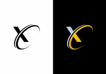 Modern Minimalist Letter X Abstract Logo And Icon Design Template In Vector
