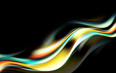 Futuristic colorful background. Elegant modern interface of mobile phone. Multicolored gradient with fluid flow waves.