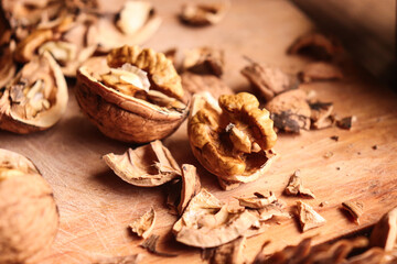 walnuts and cinnamon