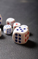 dice on the table