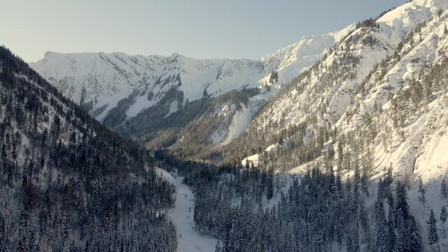 Winterpanorma in Tirol