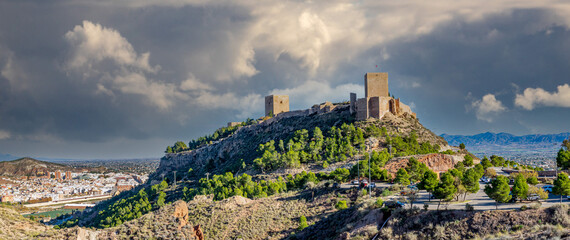 Castle of Lorca in Spain