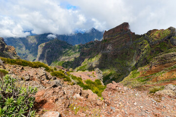 Mountains of Madeira, Portugal.