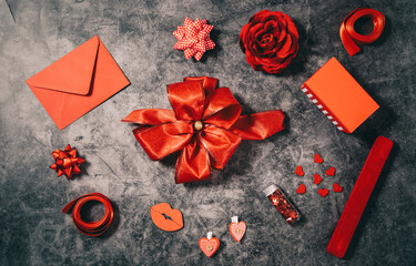 Valentine day. Love concept. Gifts. Love. 