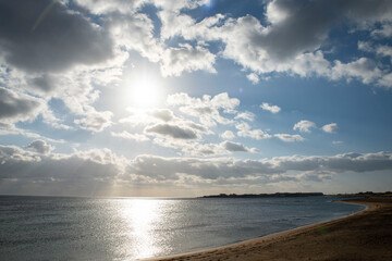 맑은 하늘과 바다
