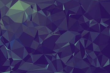 Obraz premium Abstract polygonal background. Triangular geometric pattern. Vector illustration.