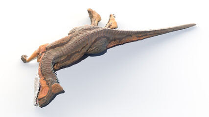 3d rendered illustration of a Cryolophosaurus