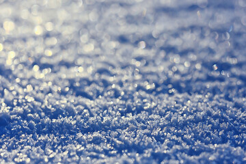 Obraz premium abstract winter background hoarfrost frost ice snow seasonal