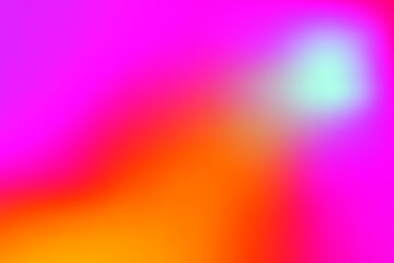 Modern bright mesh gradient vector, digital vibrant colorful background, elegant soft blur texture, dynamic abstract cover, banner, card, flyer, poster design template in blue, orange, green, purple. 