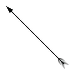 Arrow icon vector. onion illustration sign. hunting symbol. weapon logo.