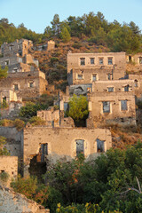 Fethiye Kayaköy stone houses and ruins