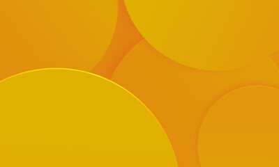 Circles yellow orange texture background. Simple modern design use for summer holiday concept.