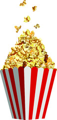 Popcorn packaging design.