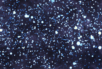 背景素材_イルミネーション_ライトブルー