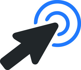 blue arrow icon vector