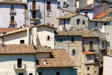 Keuken spatwand met foto Landscape of Valle Peligna, Abruzzo, view of Goriano Sicoli © Claudio Colombo