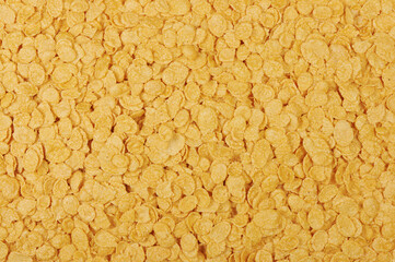 Corn flakes background and texture